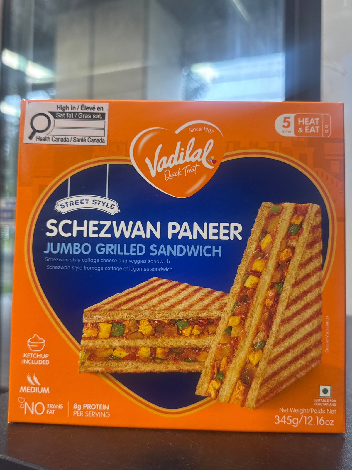 VADILAL SCHEZWAN PANEER SANDWICH 345G