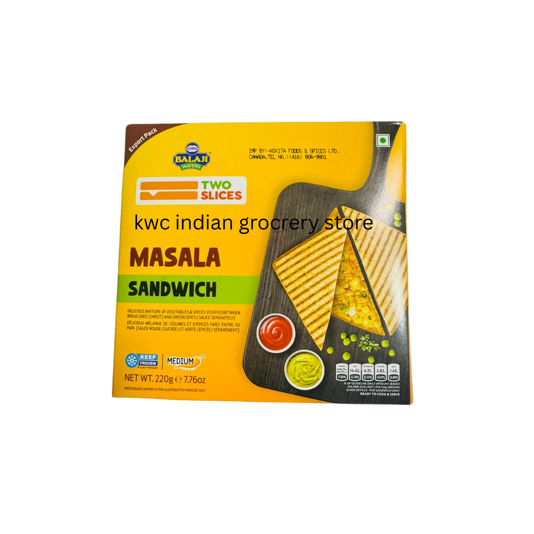 Balaji Frozen Masala Sandwich 220 g ( With Chutney)