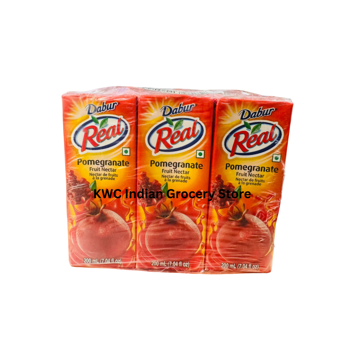 Dabur Real Pomegranate Nectar - 200 ml x 6