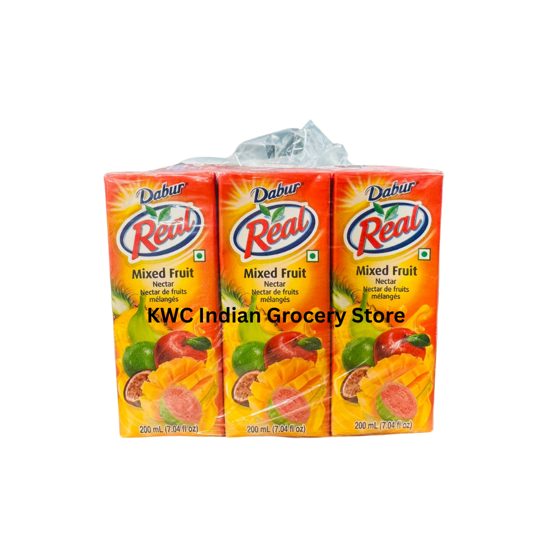 Dabur Real Mix Fruit Nectar - 200 ml x 6