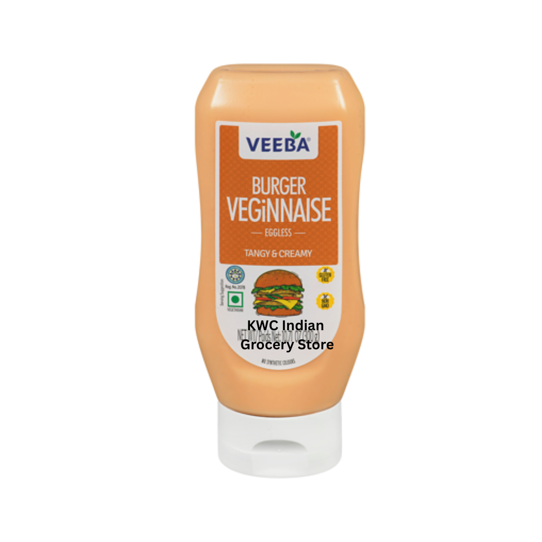 VEEBA EGGLESS BURGER VEGINNAISE 300G