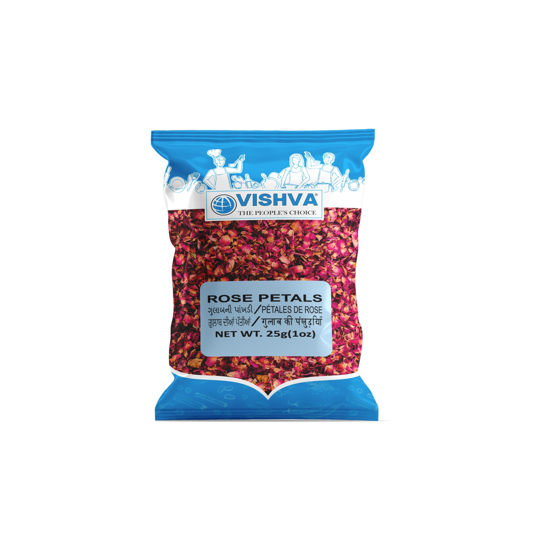 VISHVA ROSE PETALS 25G