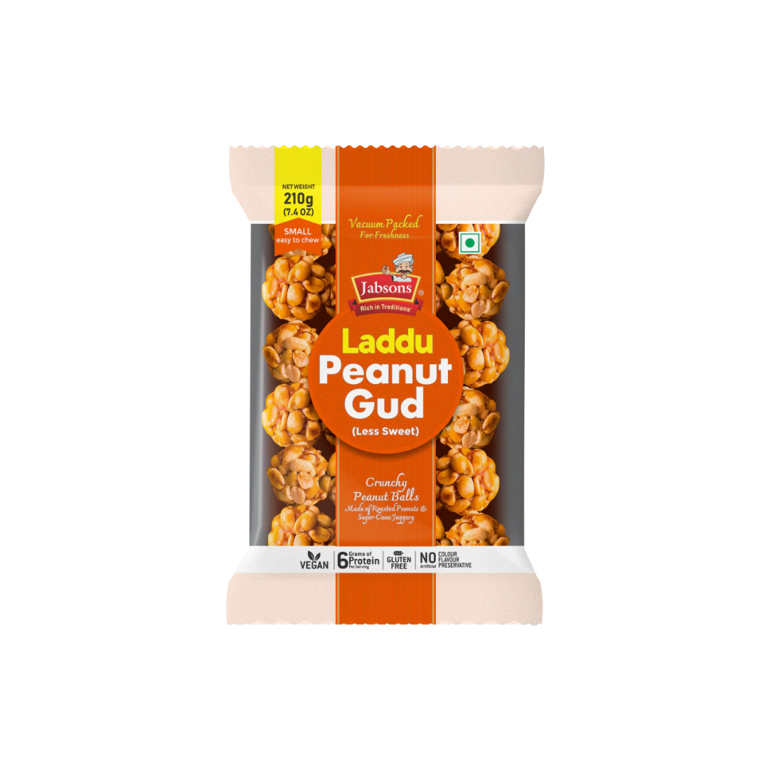 JABSONS LADDU PEANUT GUD 210 G