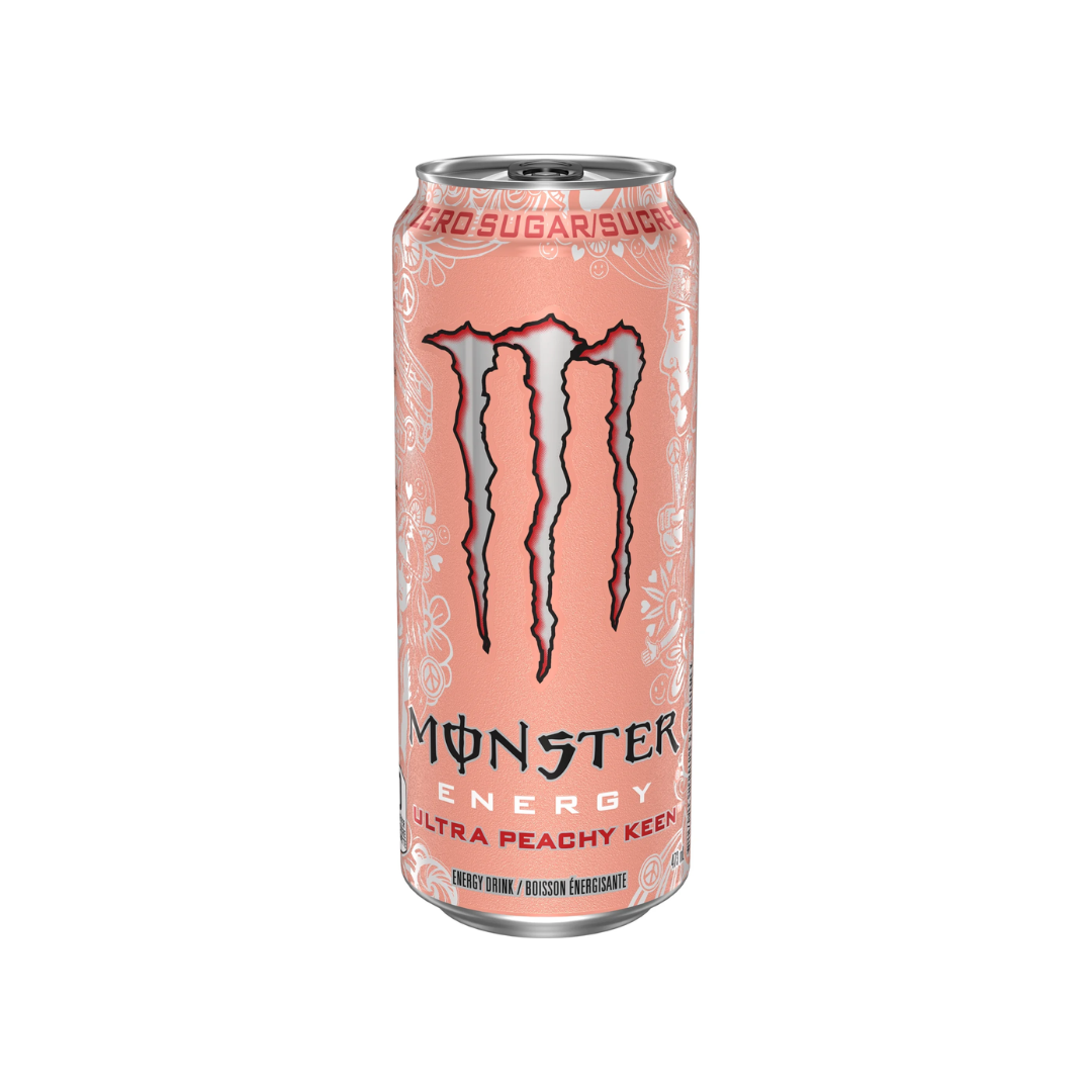 Monster energy ultra peachy Zero Sugar 458ML