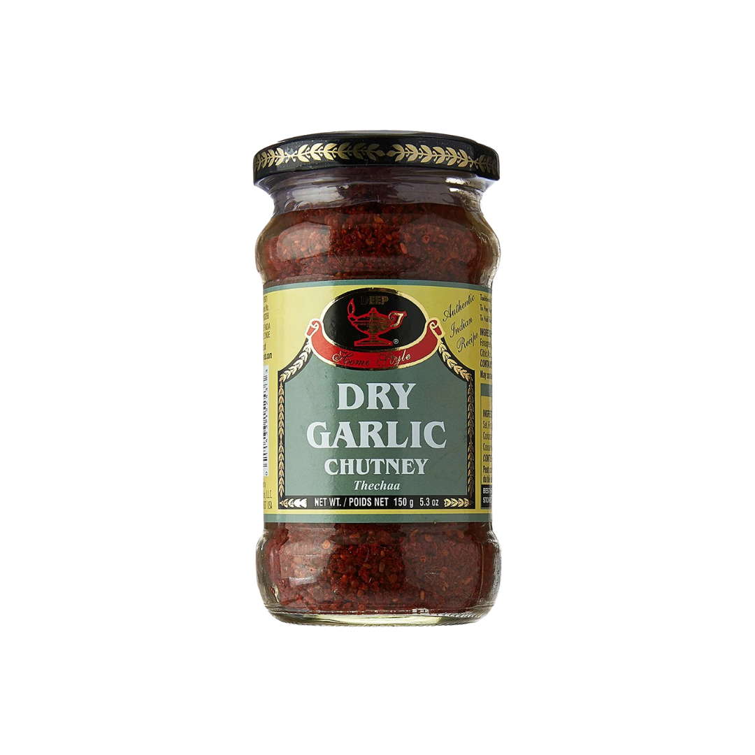 Deep Dry Garlic Chutney  5.3 Oz