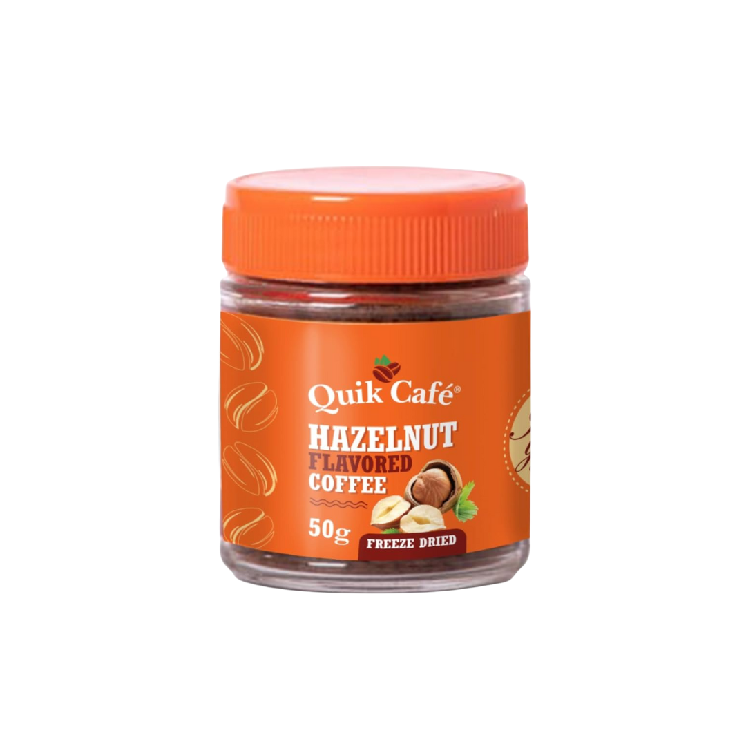 Quik cafe hazelnut flavored coffee 50 g