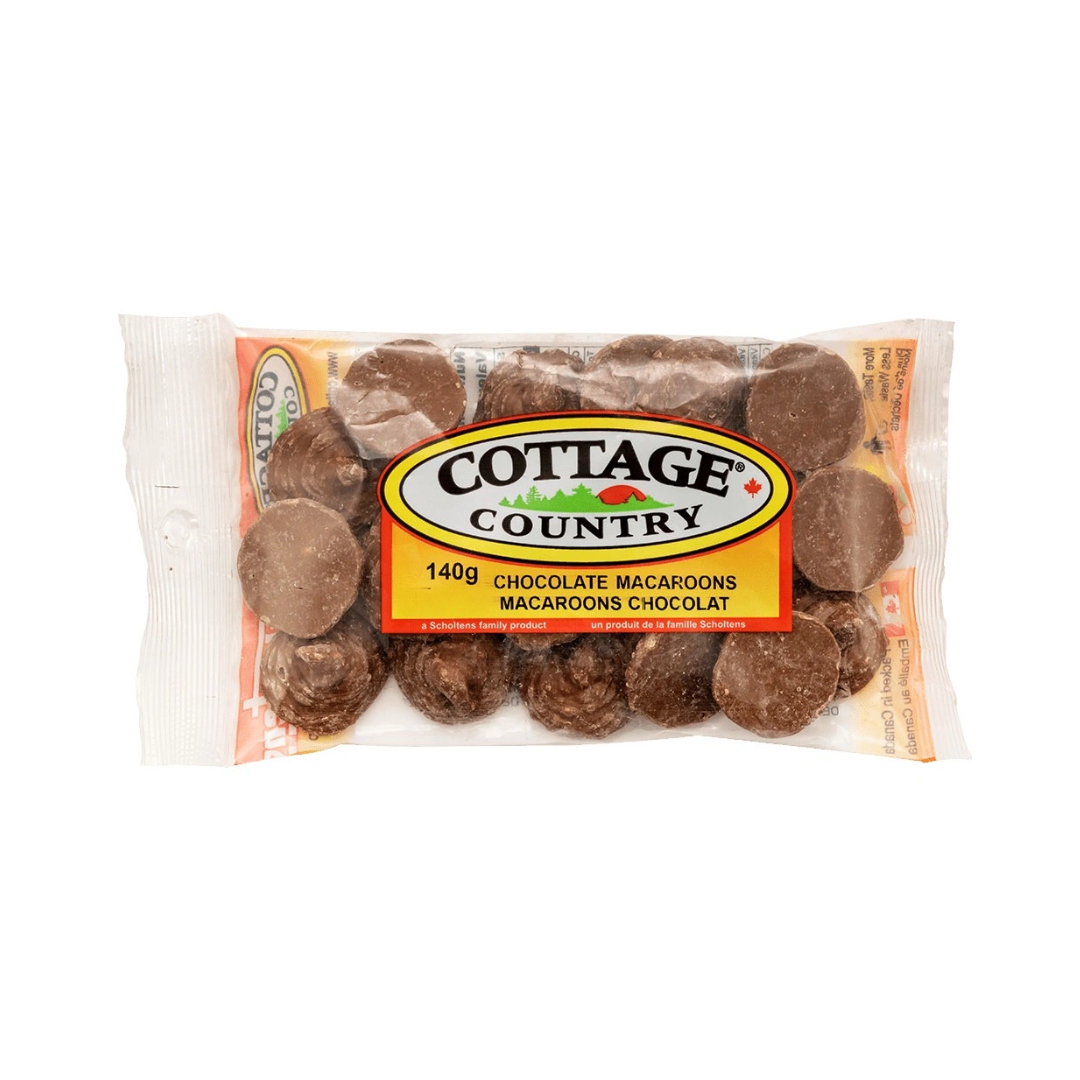 Cottage country CHOCOLATE MACAROONS 140GM