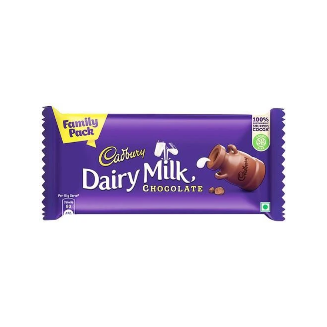 CADBURY DAIRY MILK FAMILY PACK - 123G