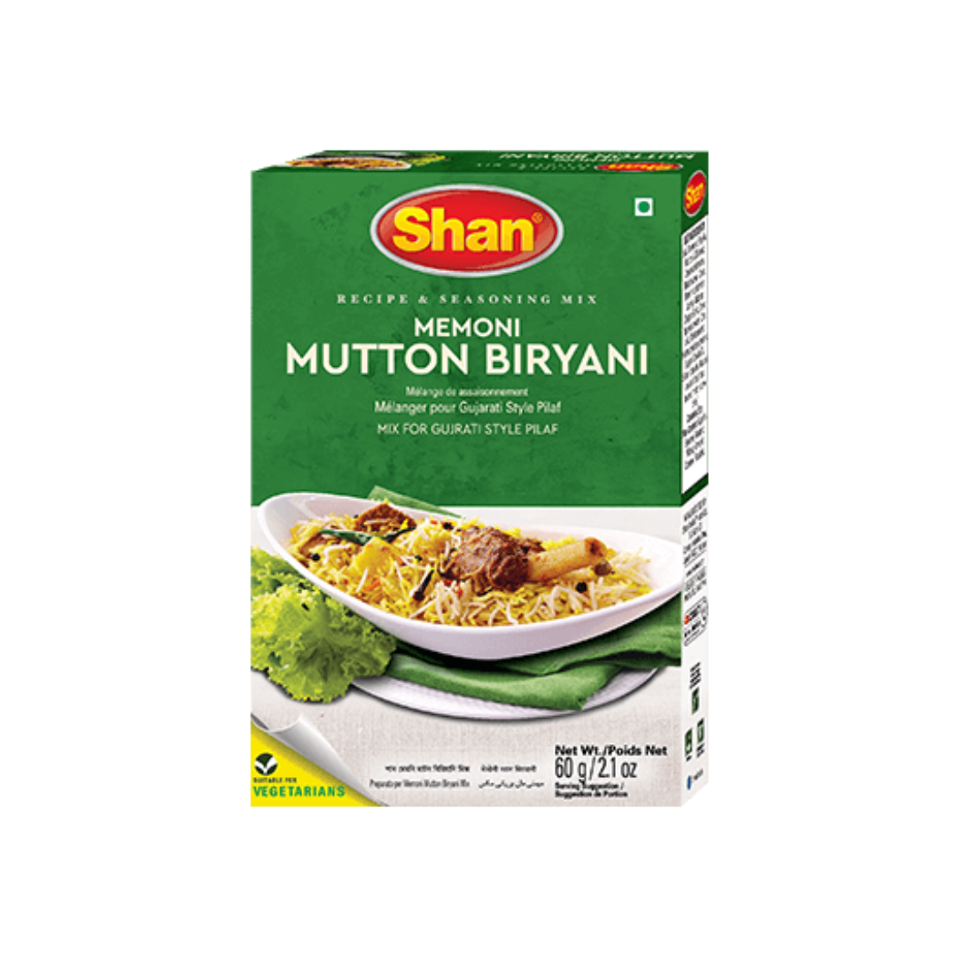 SHAN BIRYANI MEMONI MUTTON PREMIUM, 60g