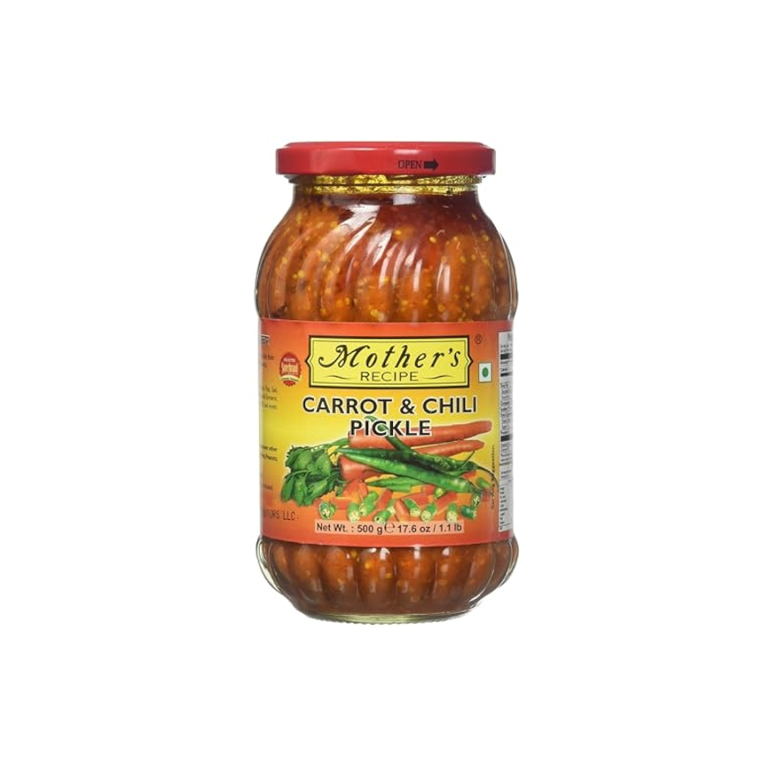 Mothers Carrot chilli Pickle 500g
