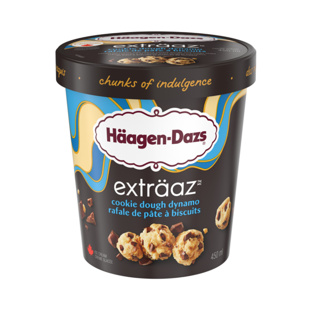 HAAGEN-DAZS COOKIE DOUGH ICE CREAM