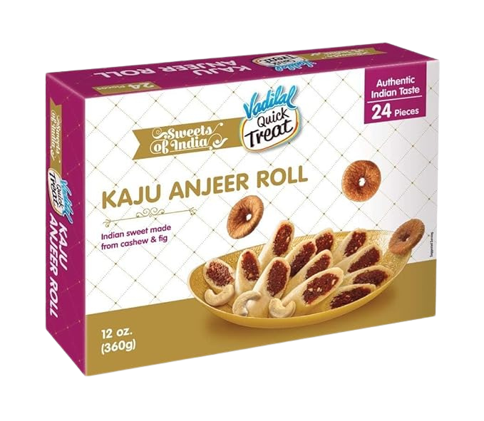 VADILAL FROZEN KAJU ANJEER ROLL 360GM