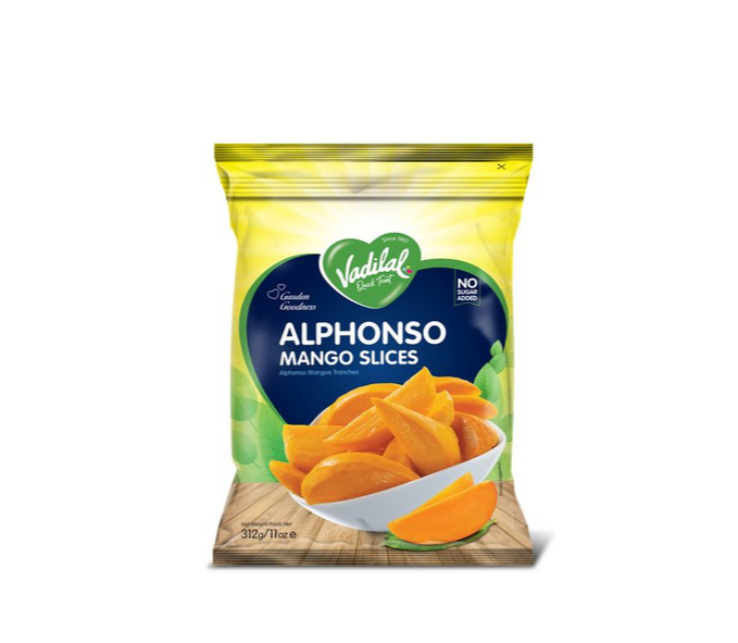 VADILAL FROZEN ALPHONSO MANGO SLICES 312G