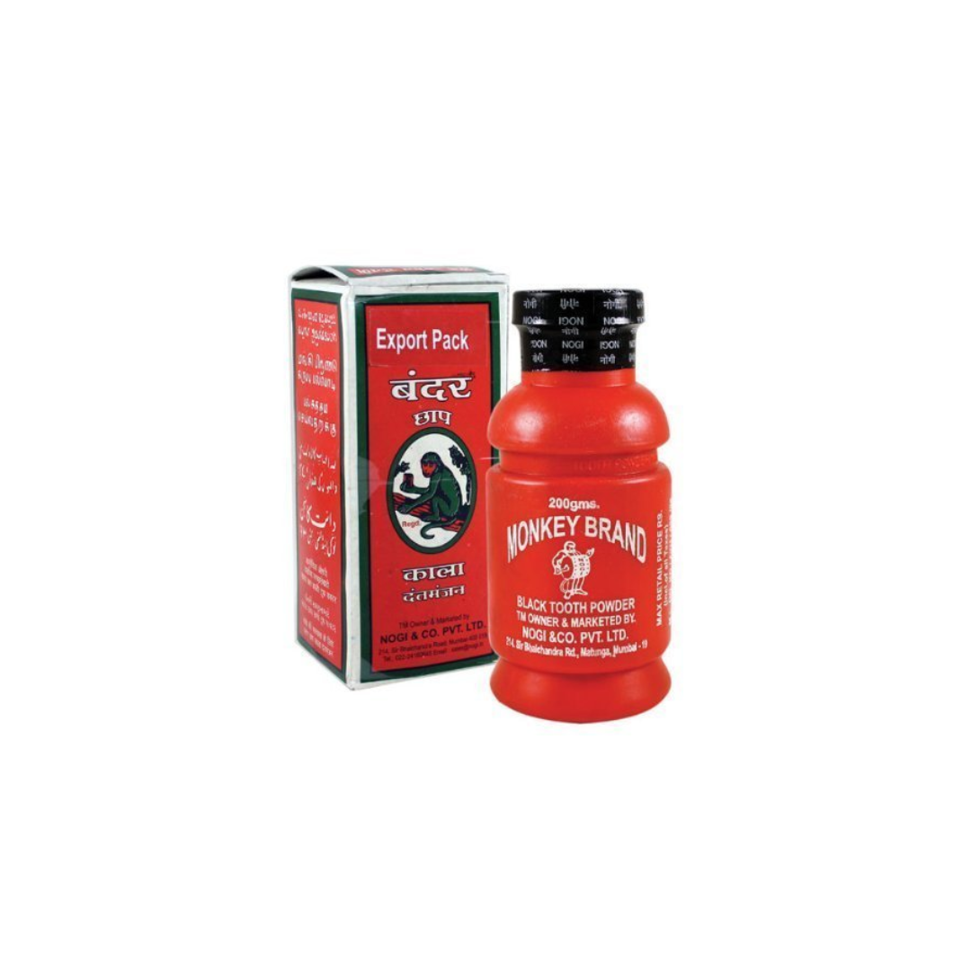 MONKEY BRAND AYURVEDIC TOOTH POWDER 200G