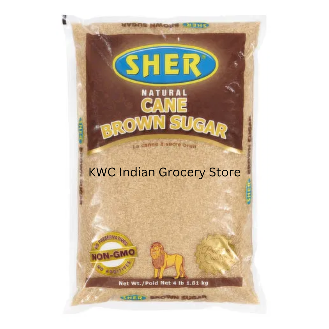 Sher Natural Cane Brown Sugar - 4lb