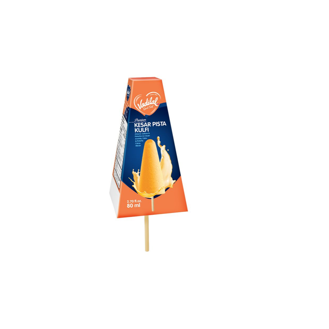 VADILAL CONICAL KULFI KESAR PISTA 80ML