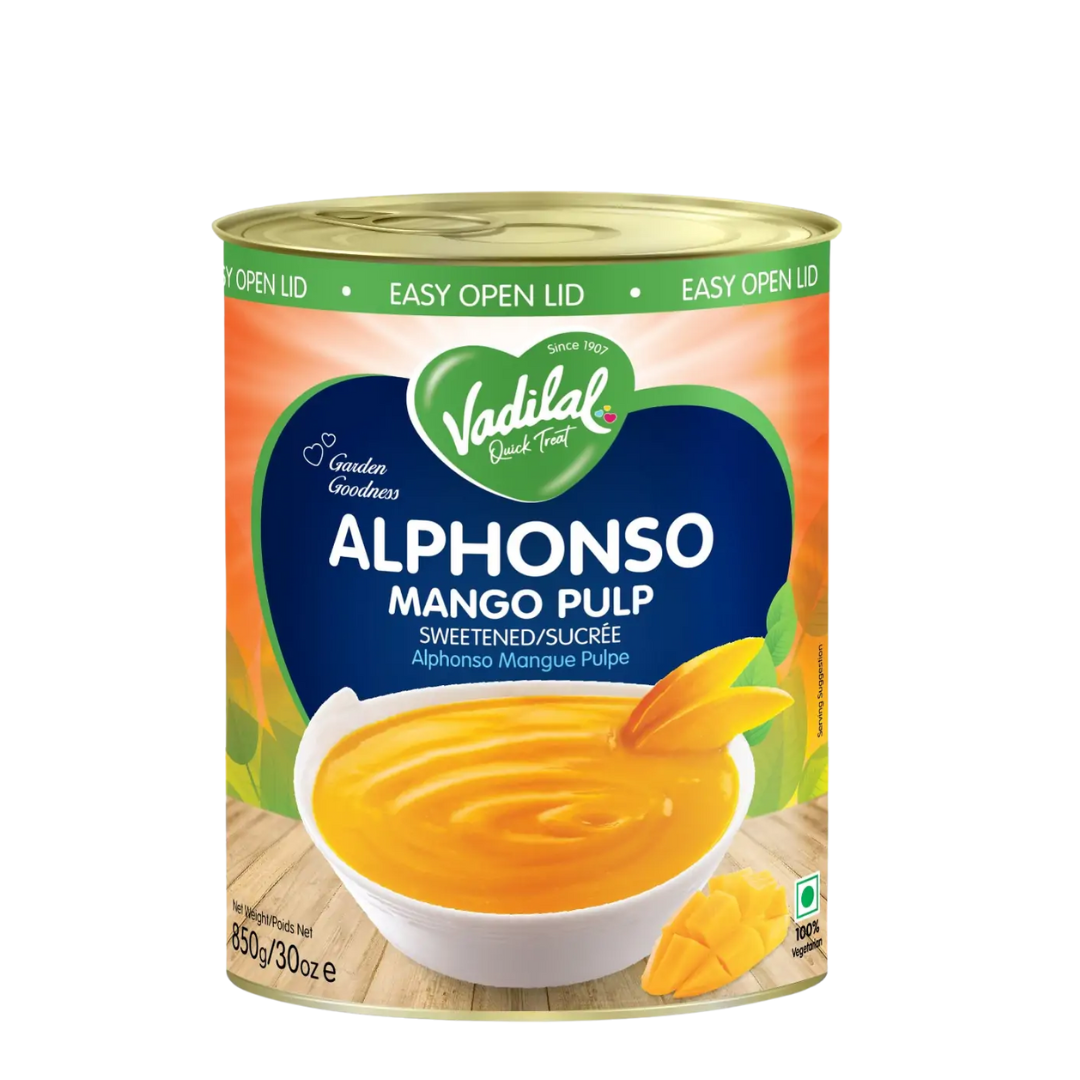 VADILAL ALPHONSO MANGO PULP - 850G