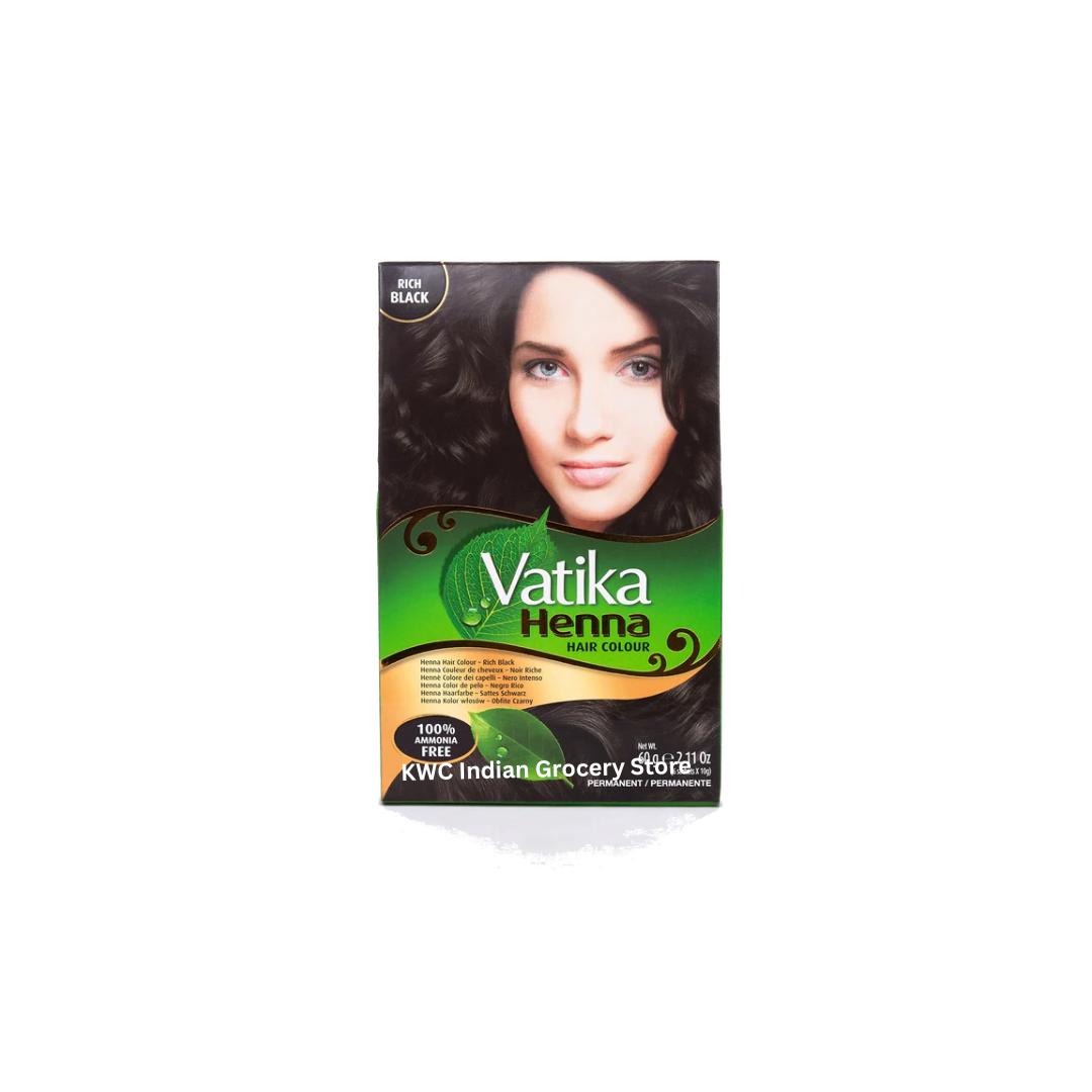DABUR VATIKA HENNA HAIR COLOR BLACK 60g