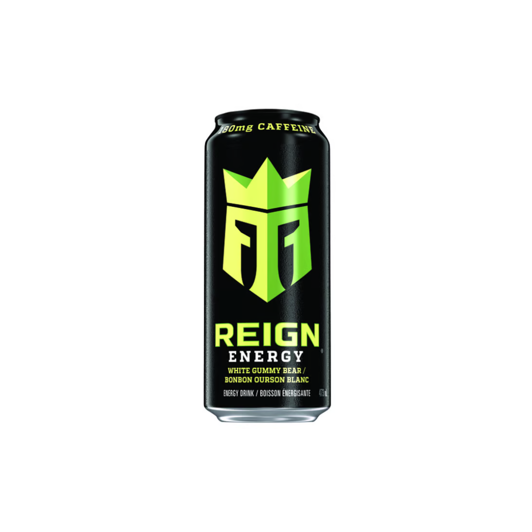 REIGN ENERGY DRINK - WHITE GUMMY BEAR 473ML