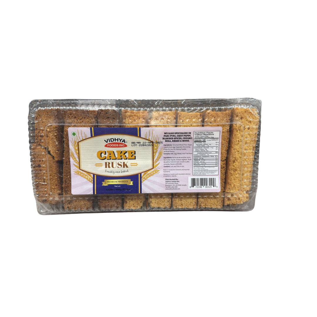 Vidhya Ragular Cake Rusk 650g