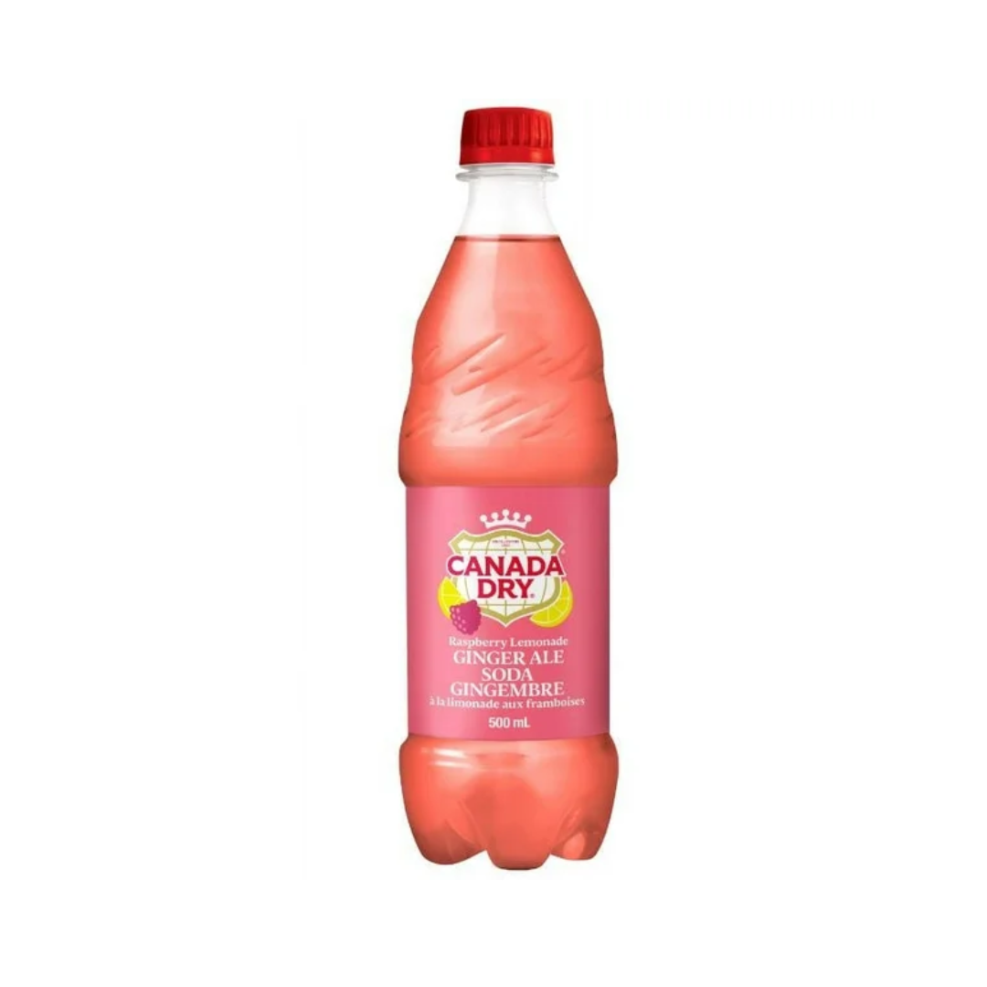 Canada Dry bottles CANBERRY GINGERALE 500mL