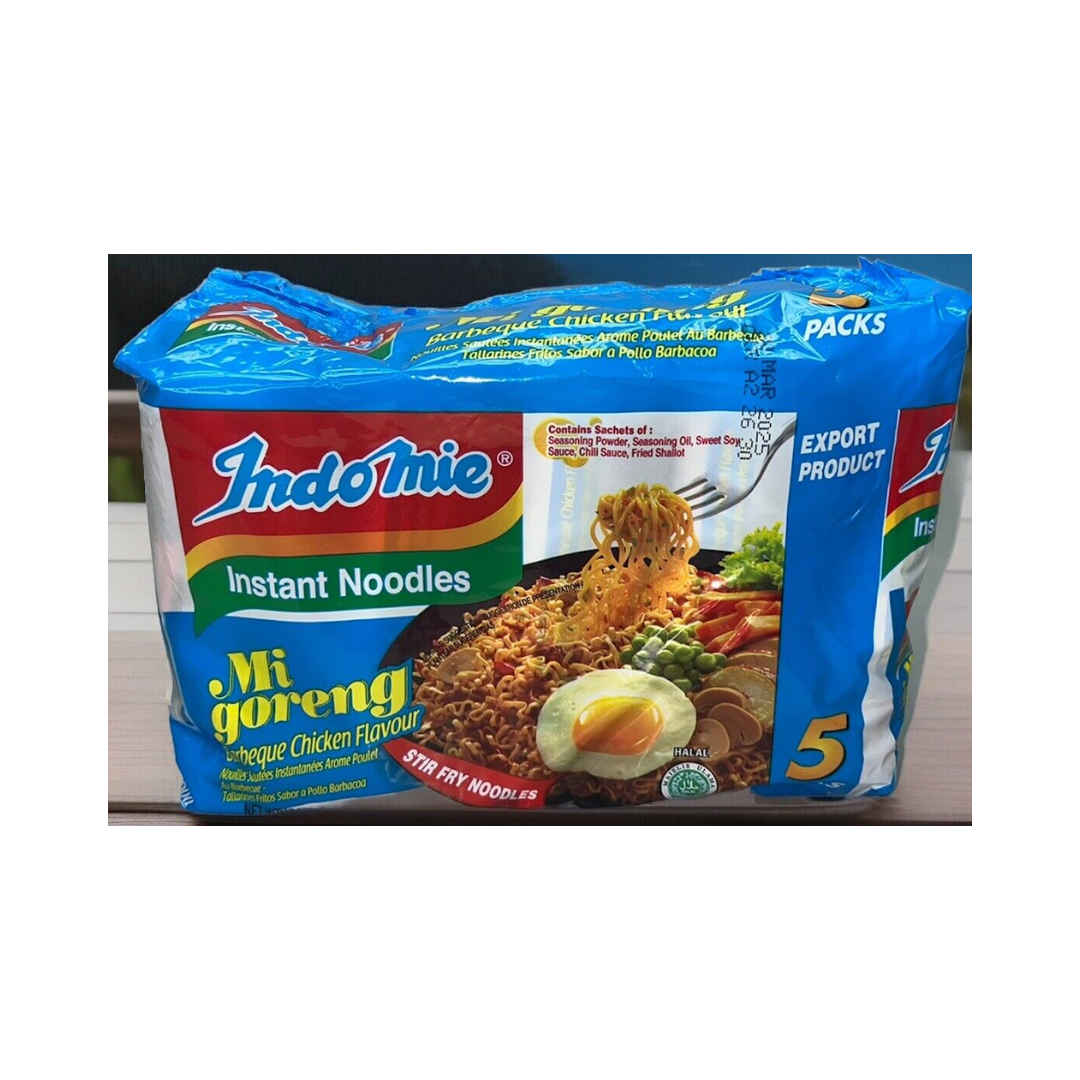 INDOMIE- MI GORENG -BBQ CHICKEN 5 PACK
