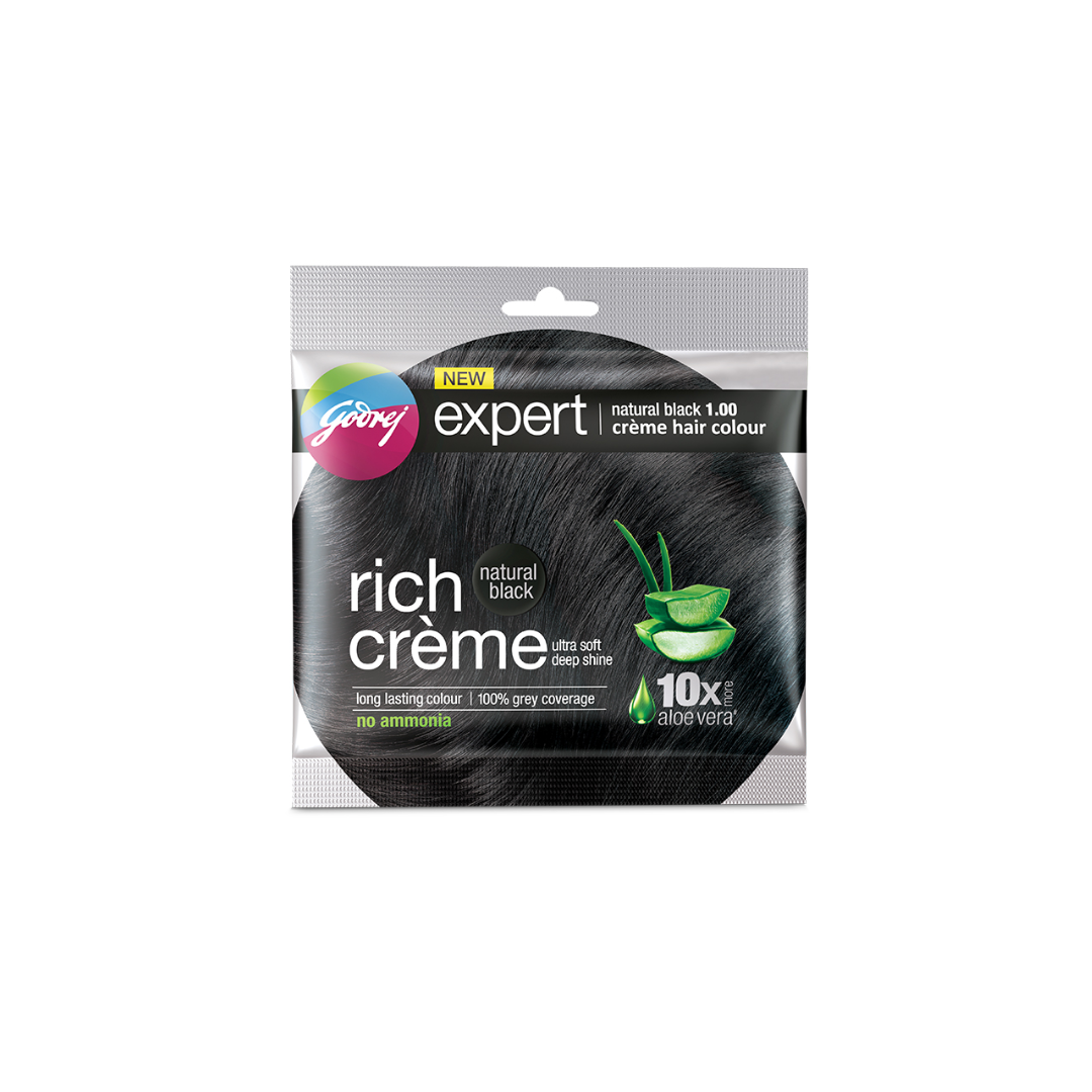 GODREJ NATURAL HAIR COLOR - BLACK 20G