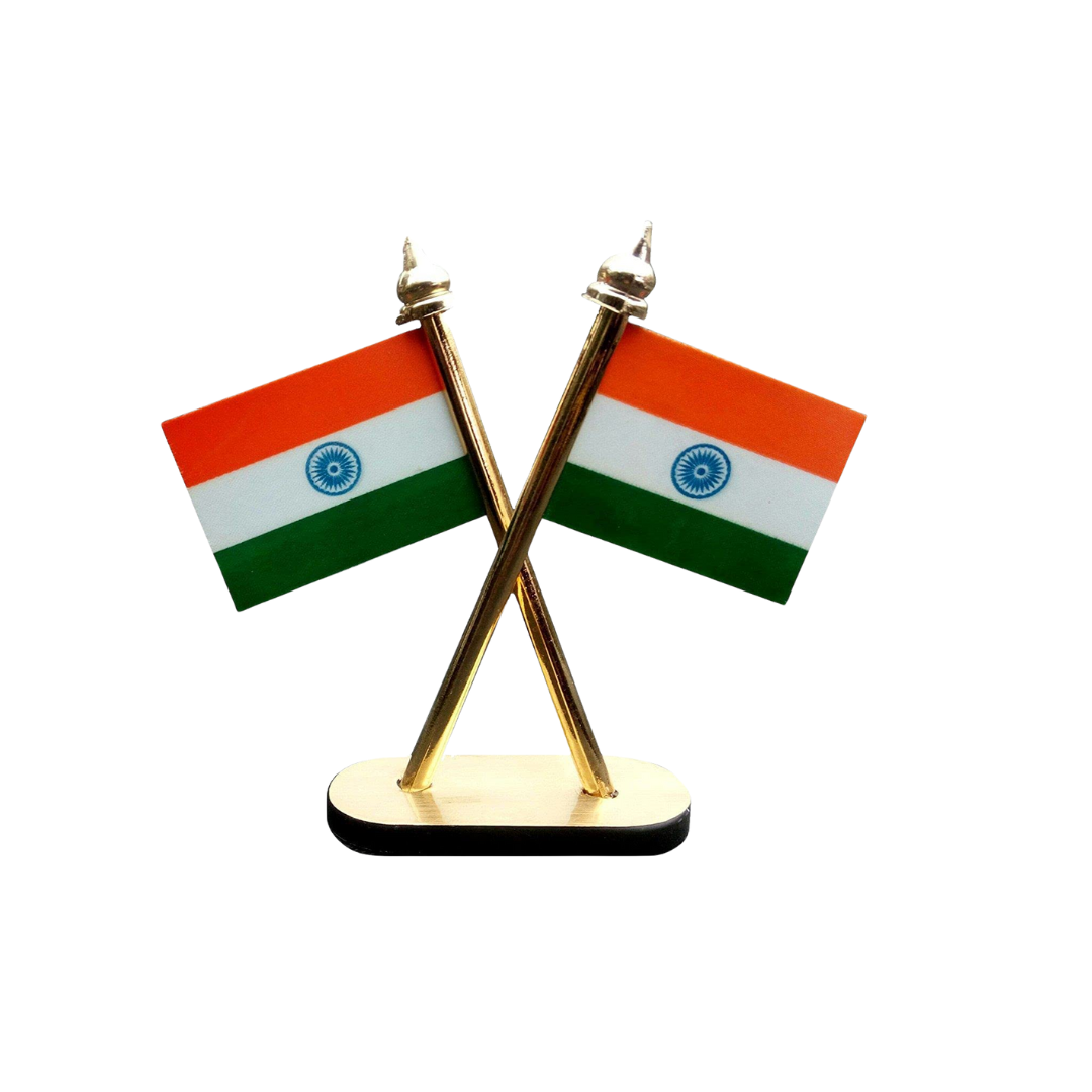 INDIAN FLAG CAR STAND