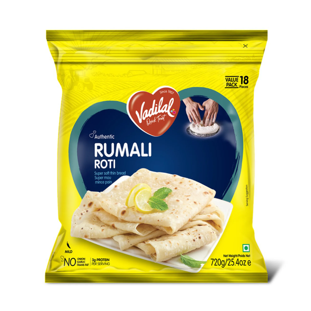 VADILAL BULK RUMALI ROTI 18PCS 720G