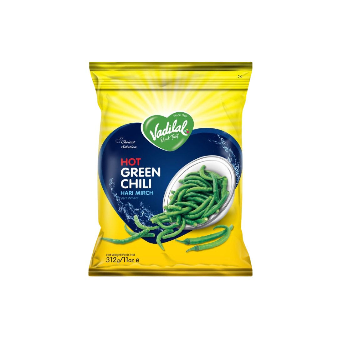 VADILAL FROZEN GREEN CHILLI 312G