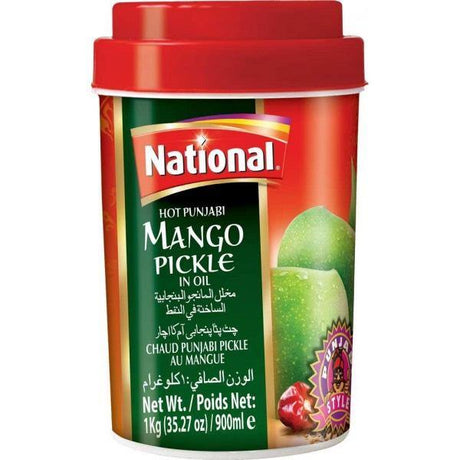 National Hot Punjabi Mixed Pickle - 1000g