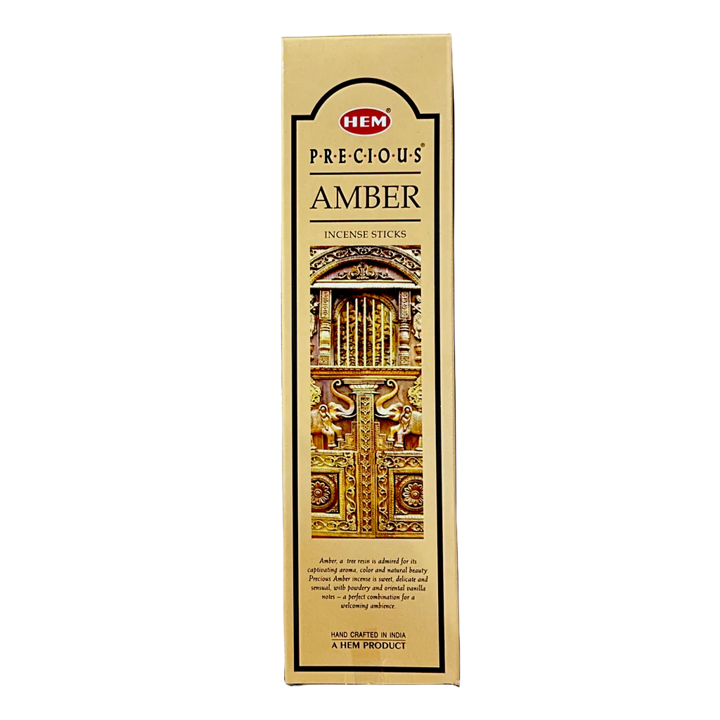 Hem Precious Amber Fragrance Incense Sticks