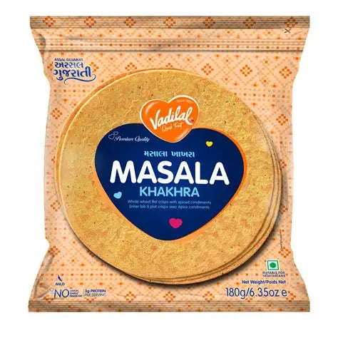 VADILAL MASALA KHAKHRA 180GM