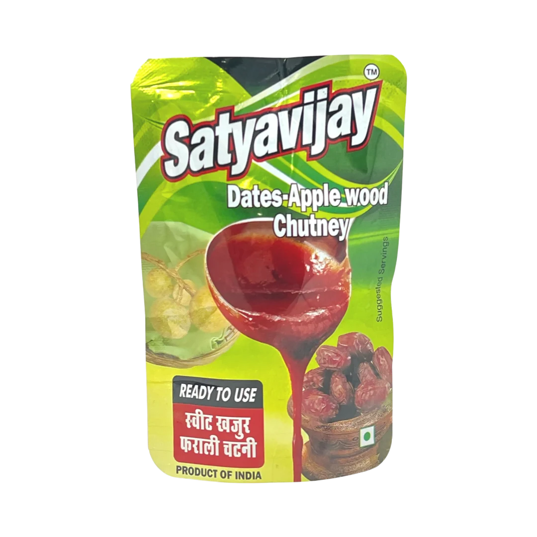 SATYAVIJAY FARALI TAMARIND APPLE WOOD CHUTNEY 100GM