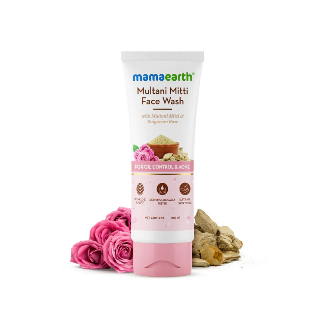 MAMA EARTH MULTANI MITTTI FACE WASH - 100 ML