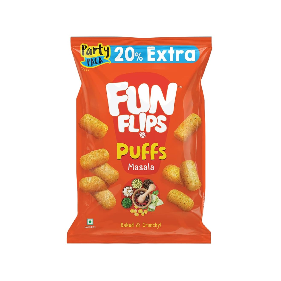 FUNFLIPS Masala Puff 75 gm
