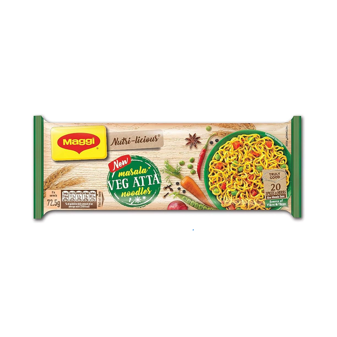 MAGGI VEG ATTA NOODLES 290G