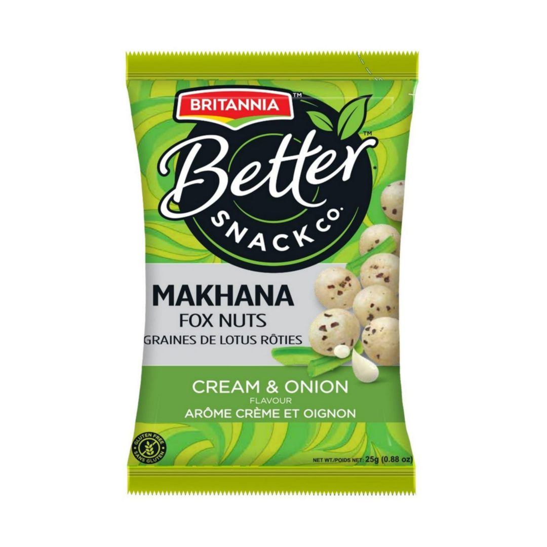BRITANNIA BETTER MAKHANA CREAM & ONION 25GM