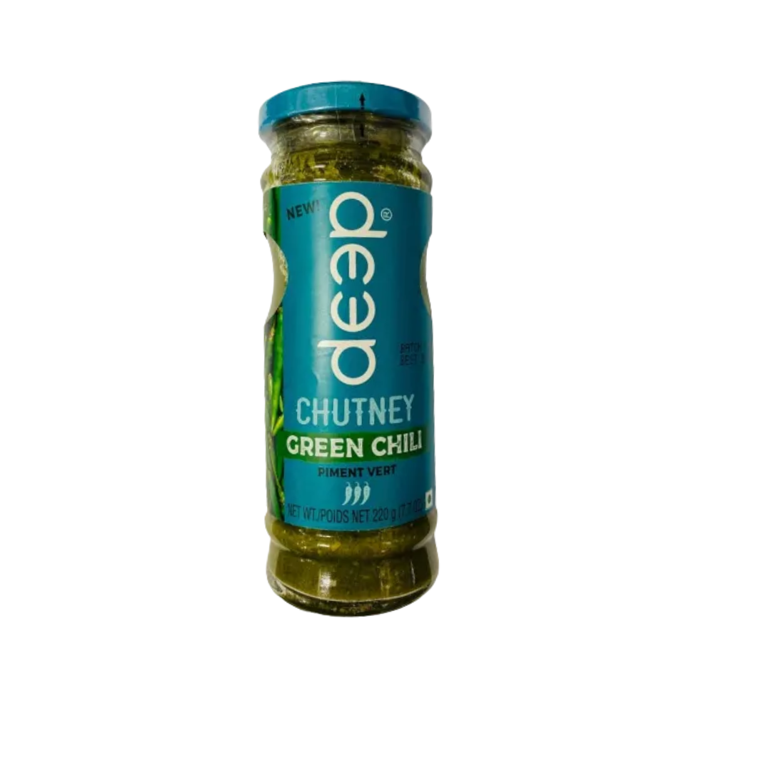 Deep GREEN CHILI CHUTNEY 220 G