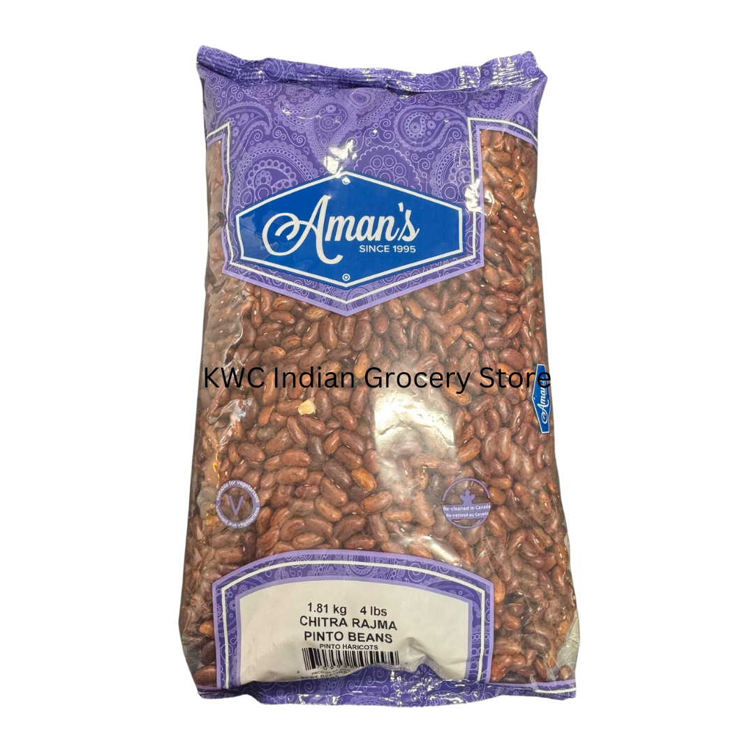 Aman's RAJMA CHITRA 4 LB