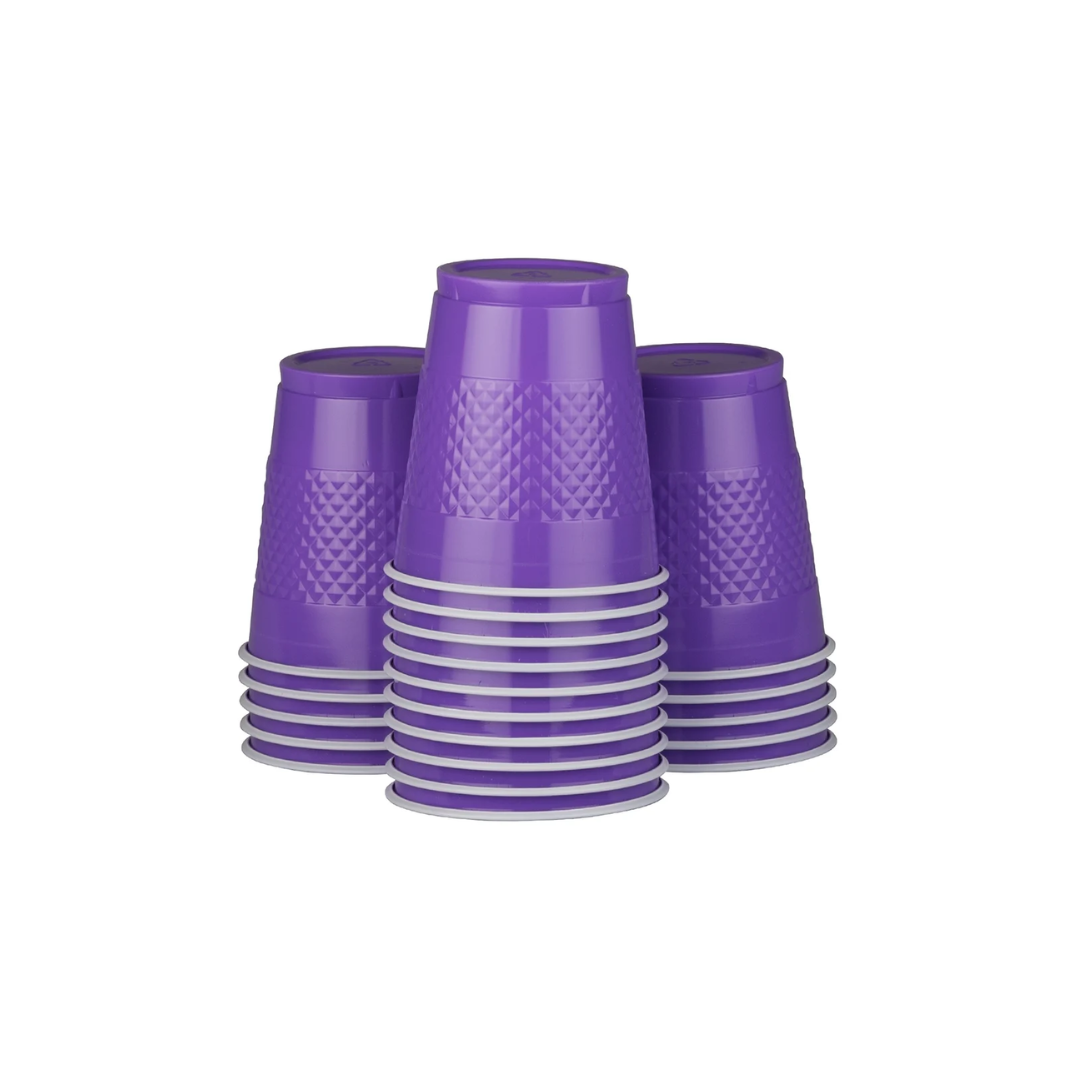 Plastic purple20 Cups
