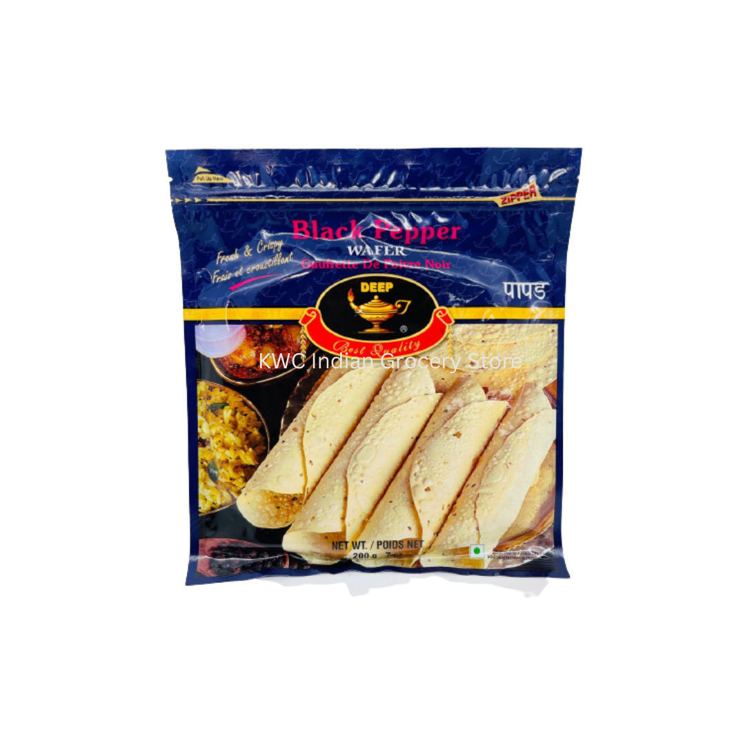 Deep Mari(Black Pepper) Papad 7oz