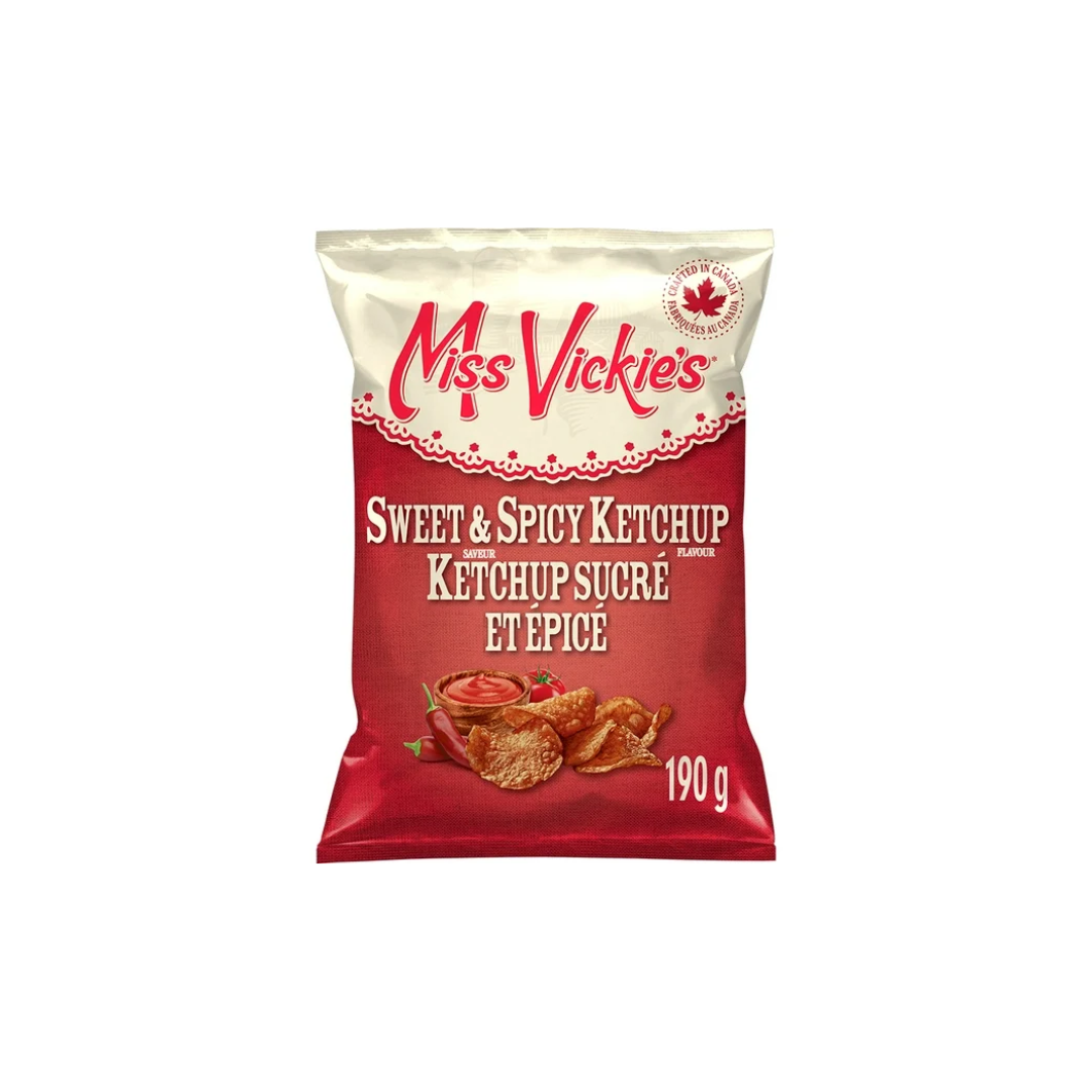 Miss Vickies Sweet & Spicy Ketchup Flavour Kettle Cooked Potato Chips 200g