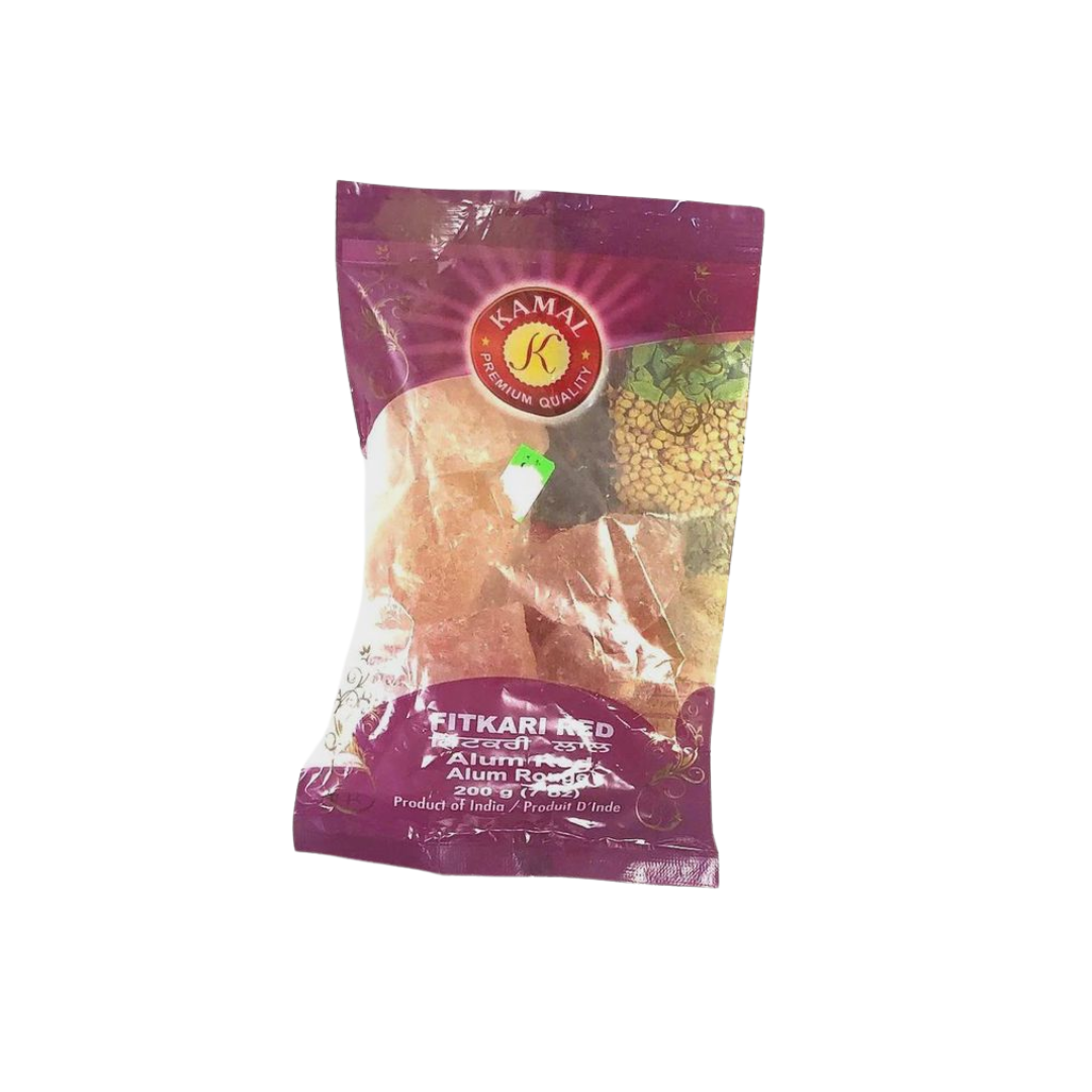 KAMAL RED FITKARI (ALUM) 200GM