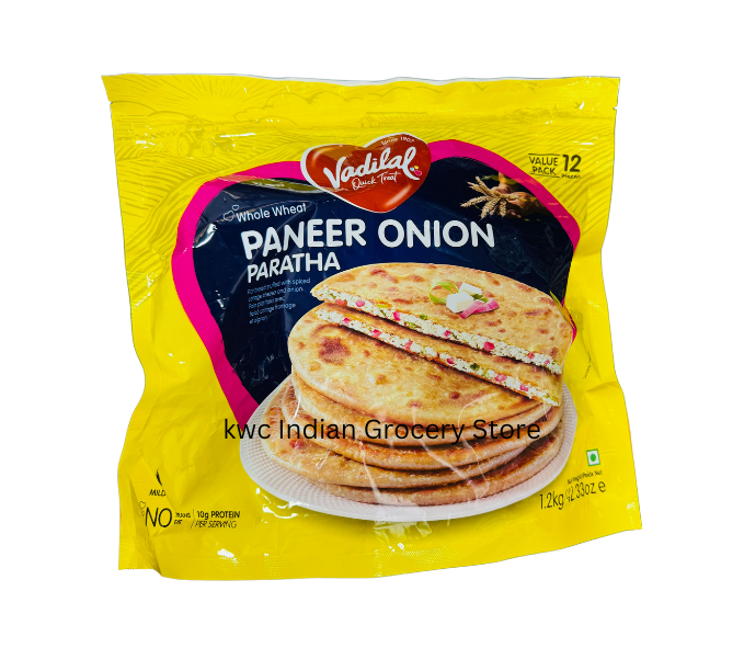 VADILAL BULK PANEER ONION PARATHA 12PCS 1.2KG