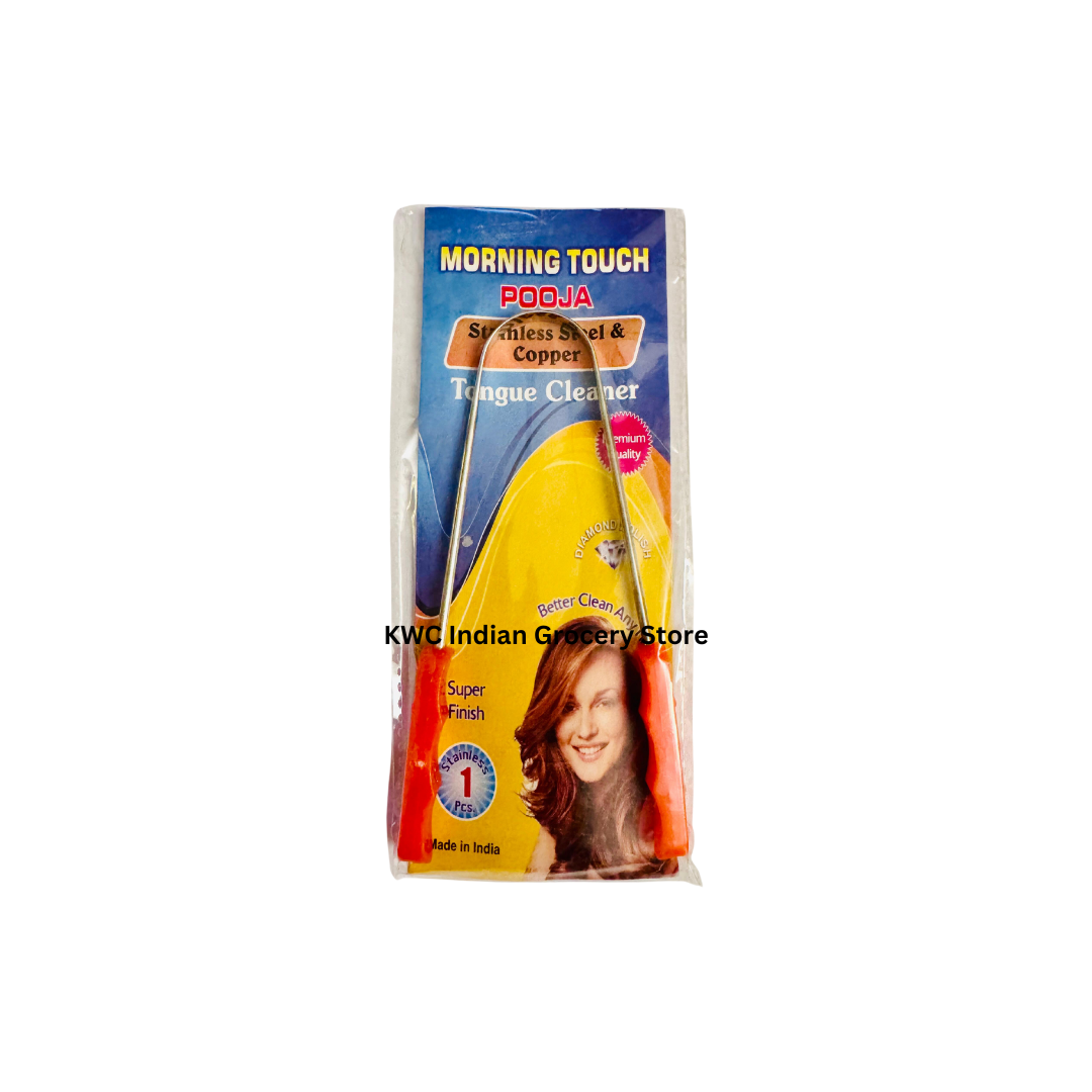 Tongue Cleaner S.S with PLastic Handle