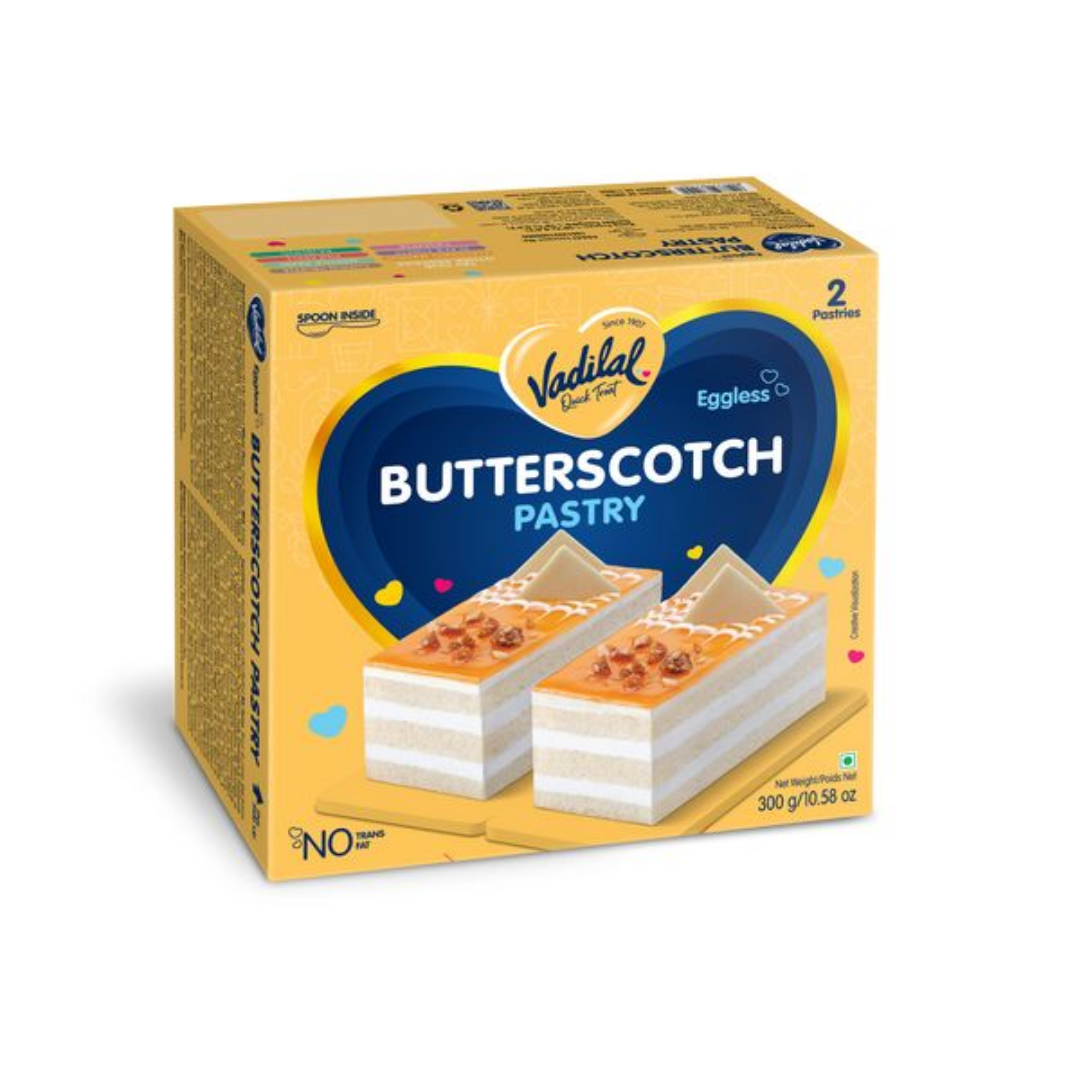 VADILAL BUTTERSCOTCH PASTRY 300G