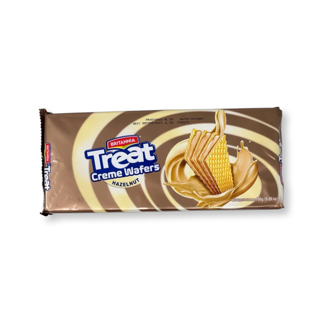BRITANNIA TREAT WAFER HAZELNUT 150G