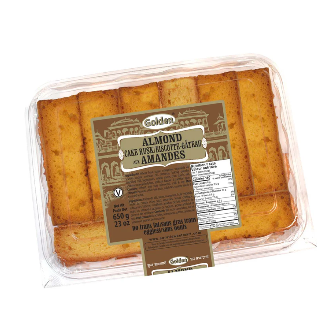 G-EGGLESS ALMOND CAKE RUSK 680g