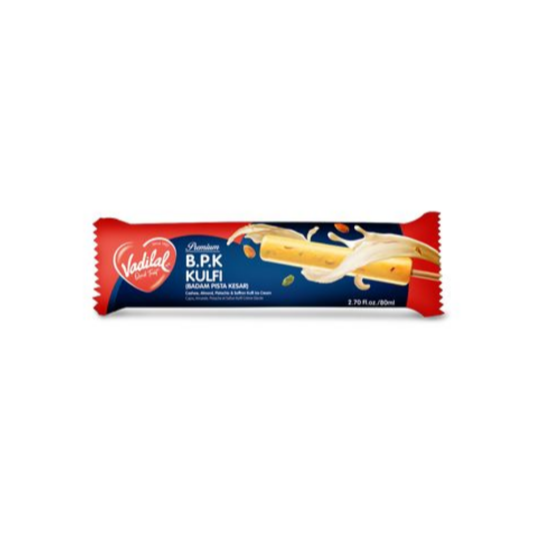 VADILAL CYLINDRICAL KULFI- B.P.K 80ML